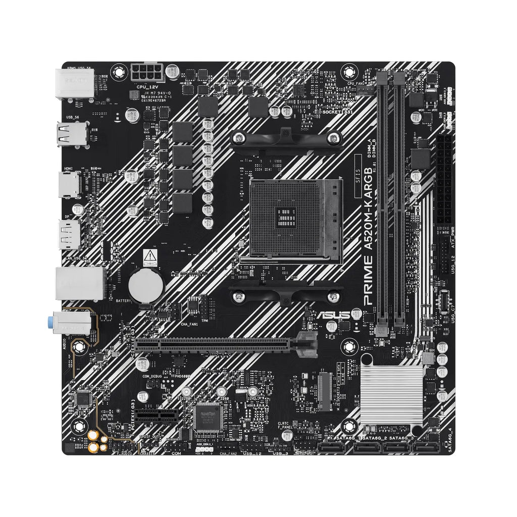 ASUS PRIME A520M-K ARGB Mainboard AM4 mATX HDMI/DP