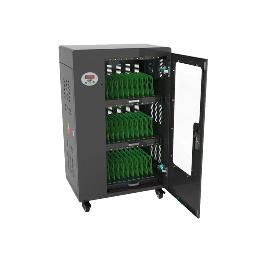 GC Tablet-Ladewagen für 30 Geräte, UV-Desinfektion, Smart Control, Sync. schwarz