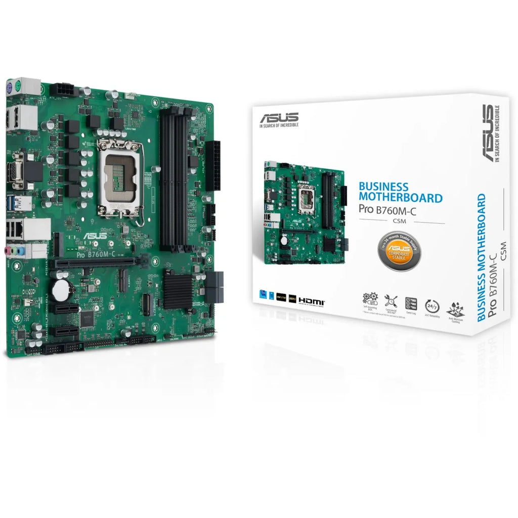 ASUS PRO B760M-C-CSM Sockel 1700, DDR5, mATX
