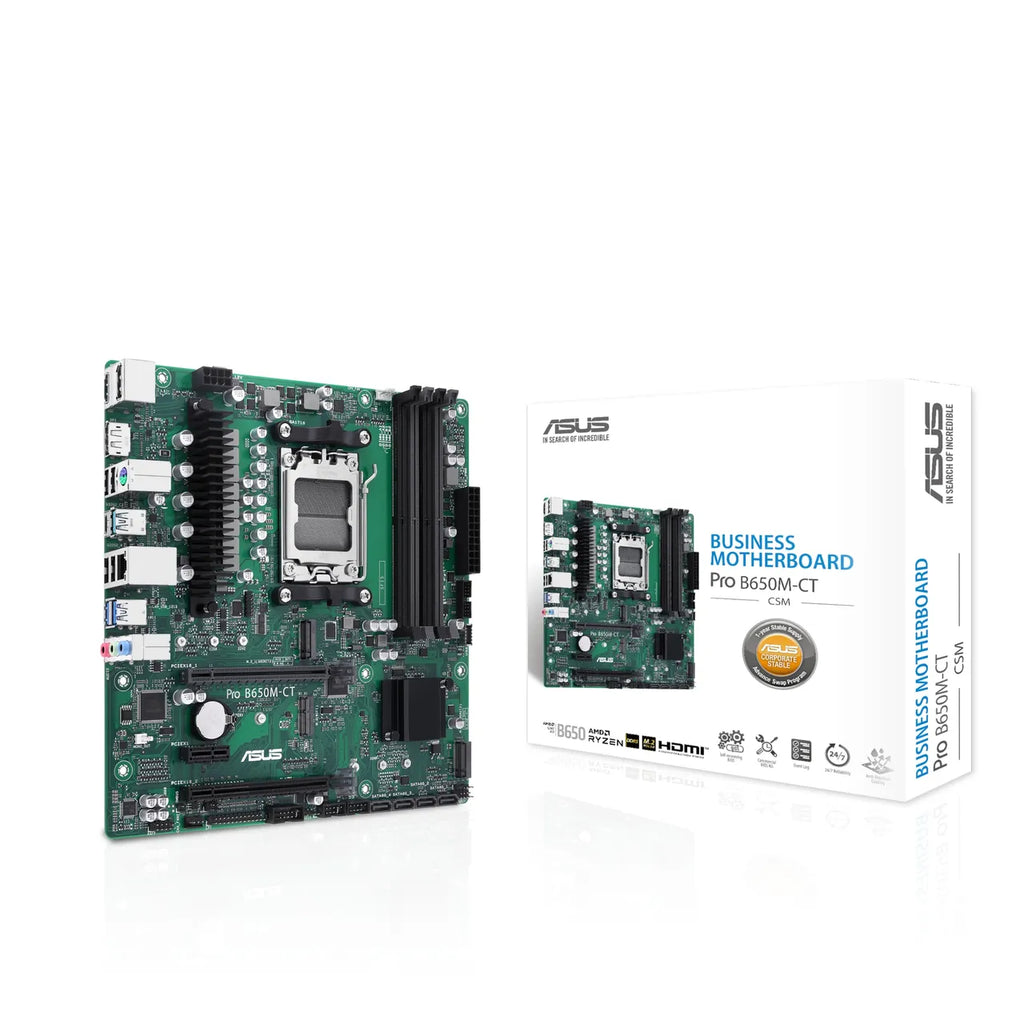 ASUS PRO B650M-CT-CSM AMD, AM5, DDR5, mATX