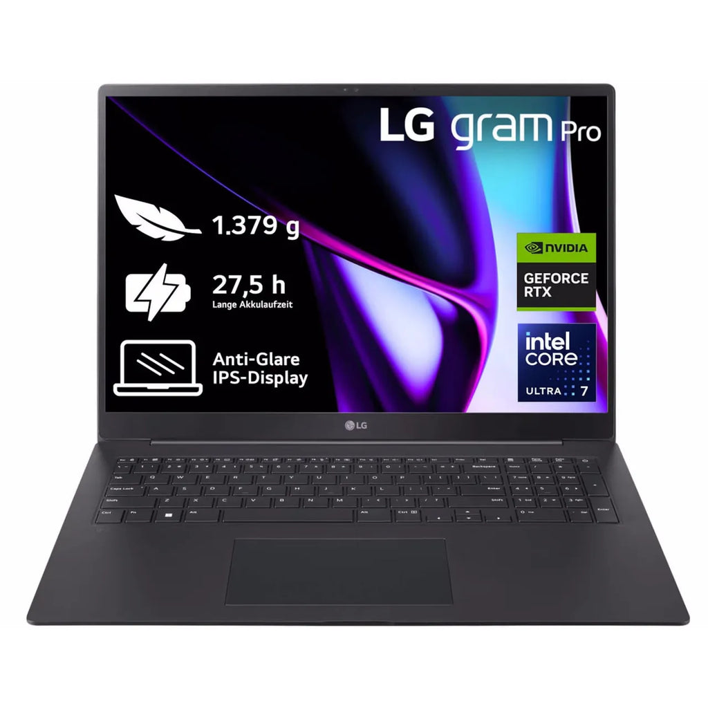 LG gram Pro 17" Core Ultra 7 255H 32GB/2TB RTX5050 Win11 schwarz 17Z90TR-E.AD8BG