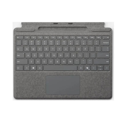 Microsoft Surface Pro Keyboard mit Stiftaufbewahrung platin
