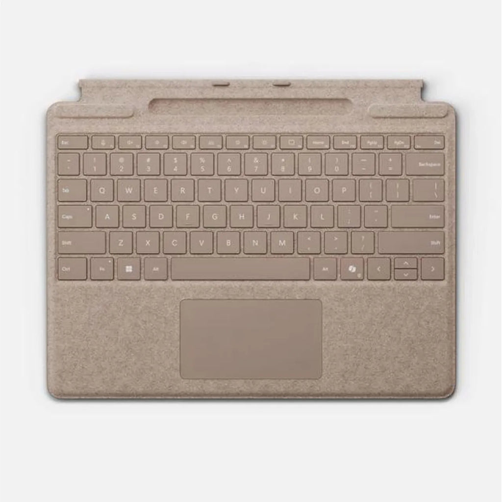 Microsoft Surface Pro Keyboard mit Stiftaufbewahrung Sand