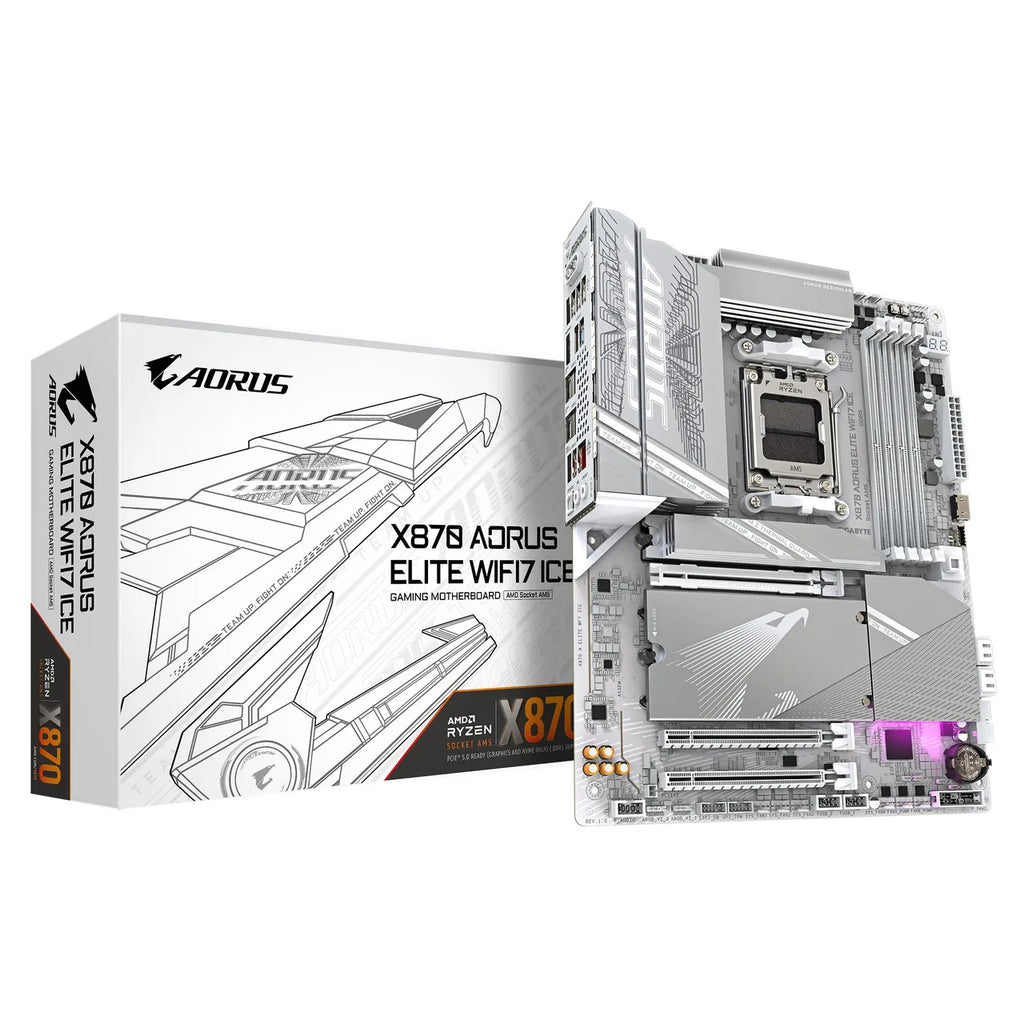GIGABYTE X870 AORUS ELITE WIFI7 ICE ATX Mainboard Sockel AM5 HDMI