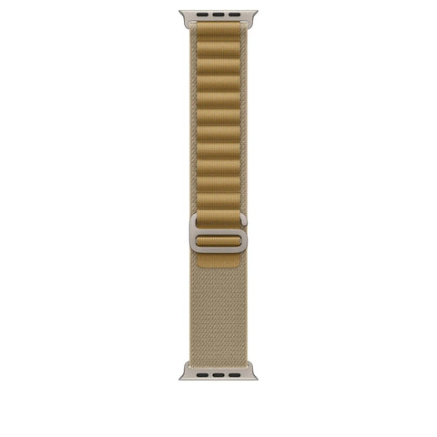 Apple Watch Alpine Loop Armband für Watch Ultra 49mm Mandel / Titan natur (S)
