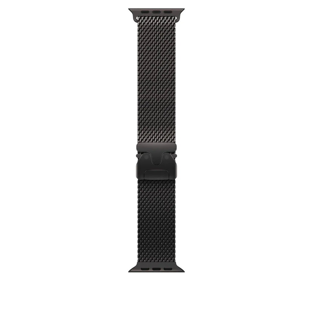 Apple Watch Milanese Armband für Watch Ultra 49mm Titan Schwarz (S)