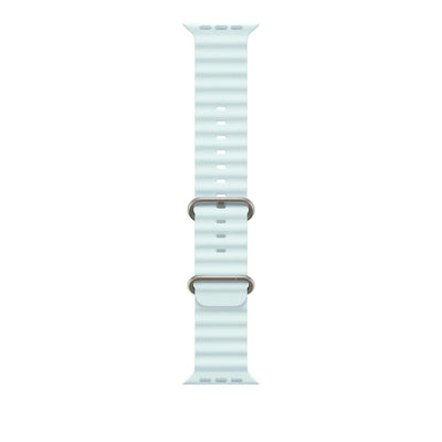 Apple Watch Ocean Armband für Watch Ultra 49mm Kristallblau / Titan Natur (One Size)