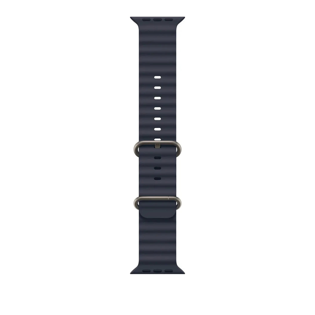 Apple Watch Ocean Armband für Watch Ultra 49mm Marine  / Titan Natur (One Size)