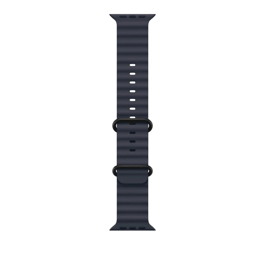 Apple Watch Ocean Armband für Watch Ultra 49mm Marine / Titan schwarz (One Size)