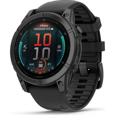 Garmin FENIX E - 47 mm AMOLED Schwarz/ Schiefergrau