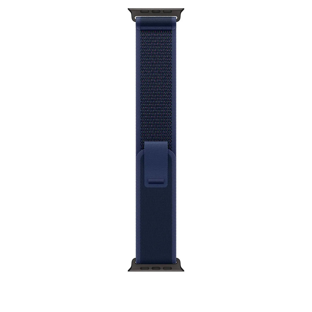 Apple Watch Trail Loop für Watch Ultra 49mm Blau / Titan schwarz (S/M)