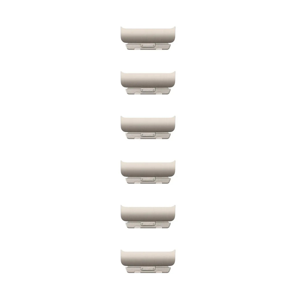 Apple Watch Zusatz-Edelstahlglieder für Watch 46mm Natur (One Size)