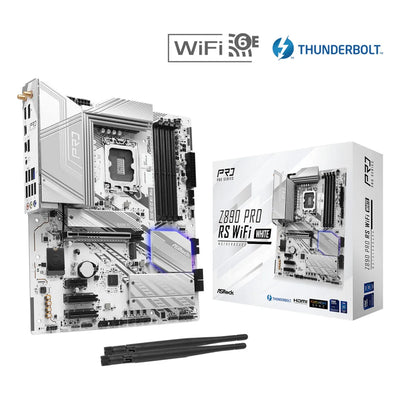 ASRock Z890 Pro RS WIFI White ATX Mainboard Intel Xe/TB4/HDMI/DP
