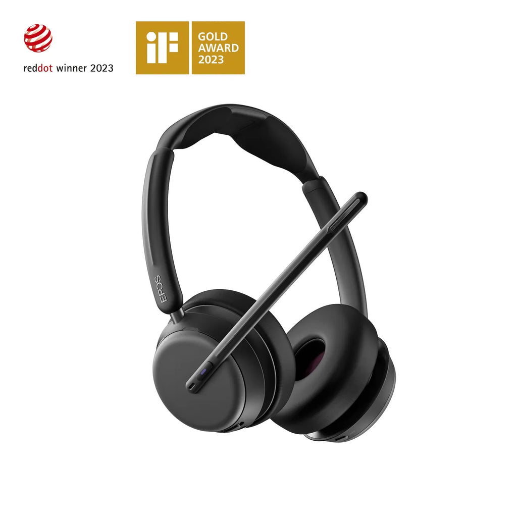 EPOS IMPACT 1060T ANC Stereo-Headset - MS-Teams-Version, Bluetooth (BTD 800a Adapter), BrainAdapt™-Technologie, EPOS AI™, Adaptives Active Noise-Cancelling, ohne Ladestation