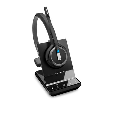 EPOS IMPACT SDW 5036T Mono-DECT-Headset - MS-Teams-Version, Bluetooth (BTD 800 Adapter), EPOS ActiveGard®, Triple-Konnektivität, Noice Cancelling, Multi-Connect, inkl. Basisstation