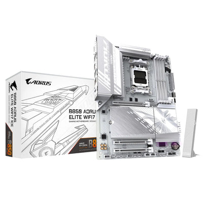 GIGABYTE AORUS B850 ELITE WIFI7 ICE ATX Mainboard Sockel AM5 WIFI7/DP