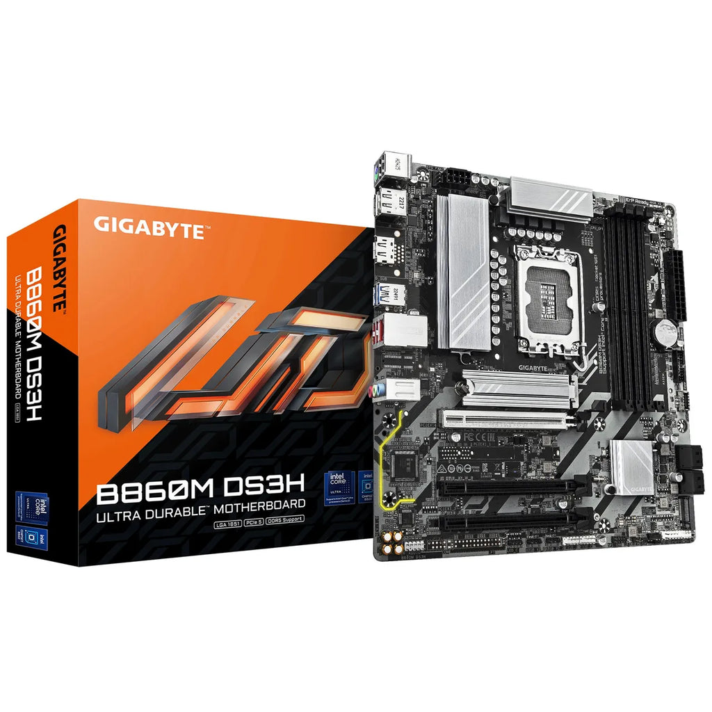 GIGABYTE B860M DS3H mATX Mainboard Sockel 1851 DP/HDMI