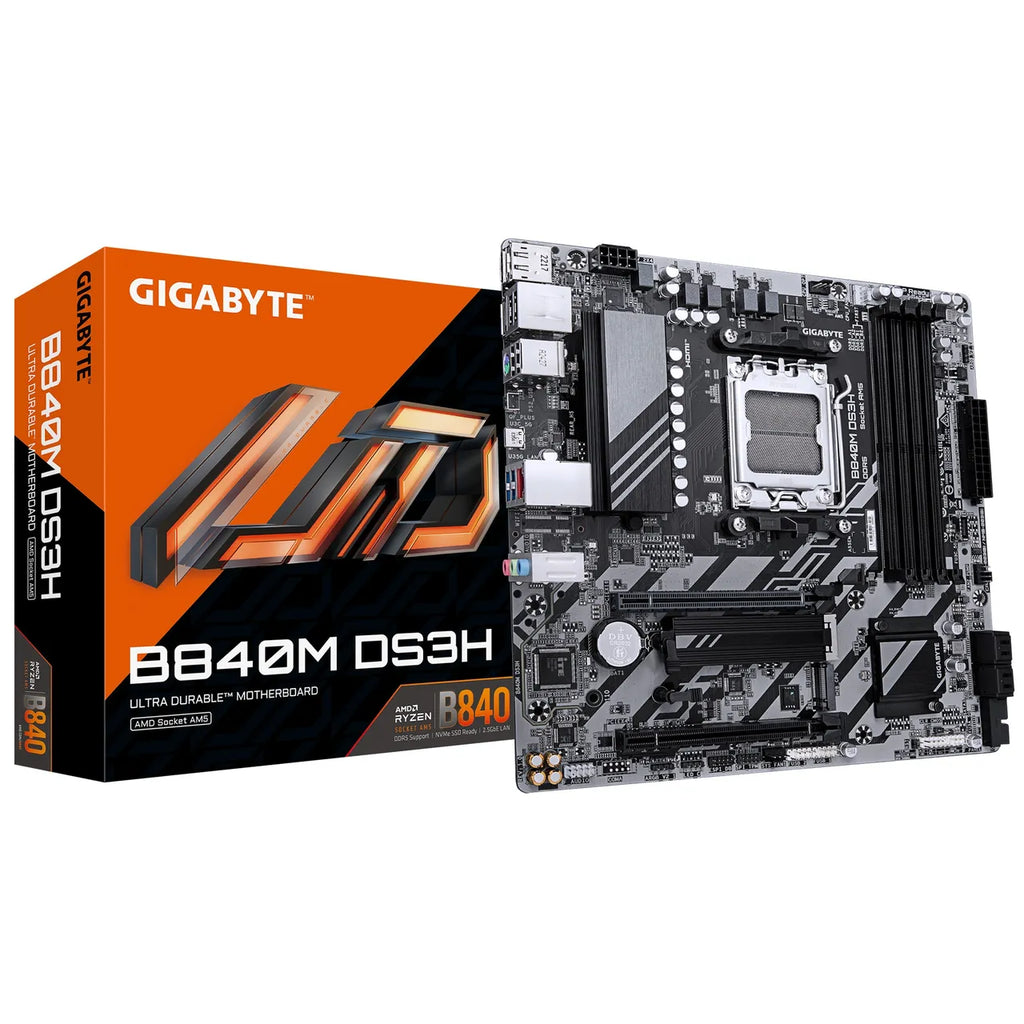 Gigabyte B840M DS3H mATX Mainboard Sockel AM5 DP/HDMI