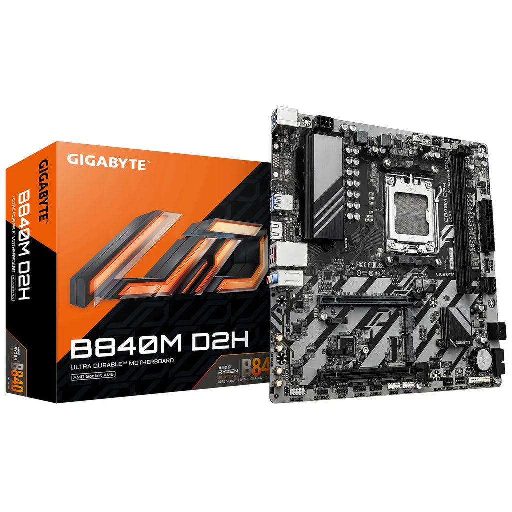 GIGABYTE B840M D2H mATX Mainboard Sockel AM5 HDMI/USB3.2