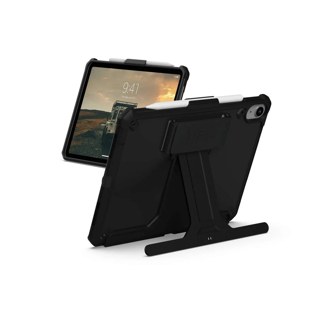 UAG Urban Armor Gear Scout Handstrap & Kickstand Case für Apple iPad 11“ (2025) / iPad 10,9“ (2022) schwarz