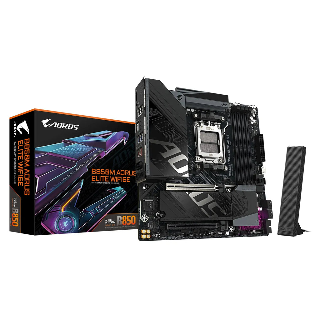 GIGABYTE B850M AORUS ELITE WIFI6E Mainboard Sockel AM5 HDMI/DP
