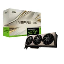 MSI GeForce RTX 5070 Ti 16G Inspire 3X OC 16GB GDDR7 Grafikkarte, 1x HDMI, 3x DP