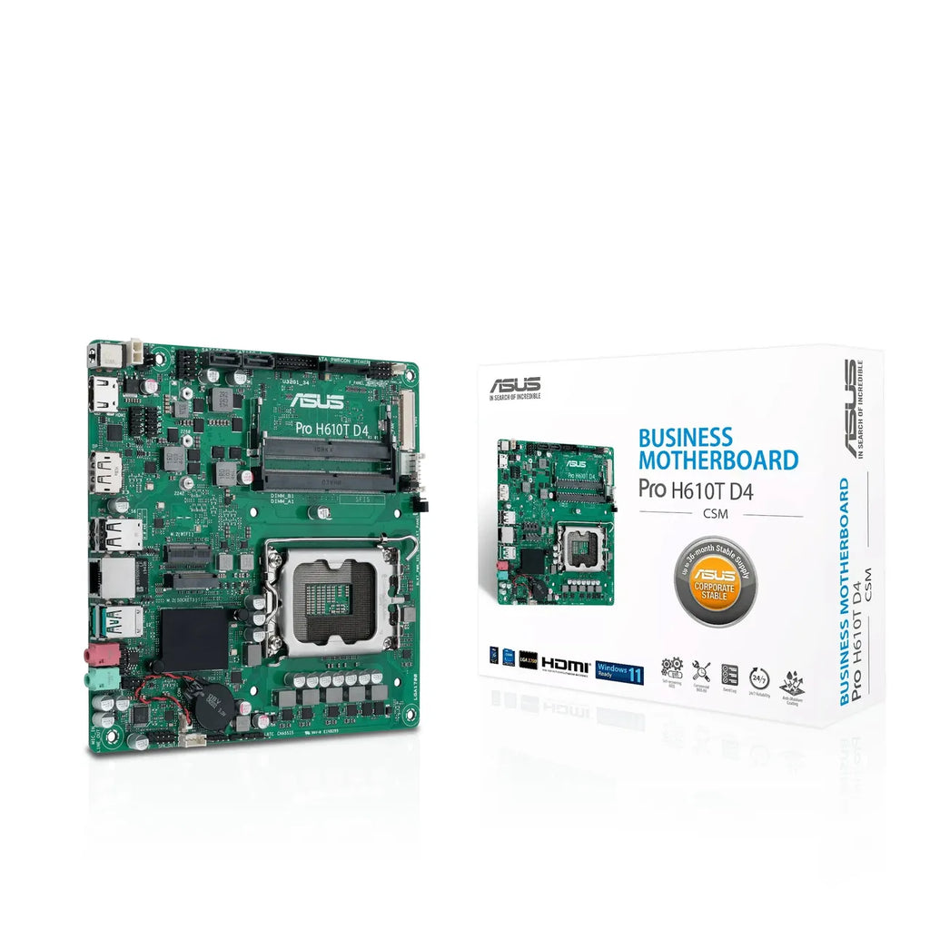 ASUS PRO H610T D4-CSM Mainboard mITX Sockel 1700
