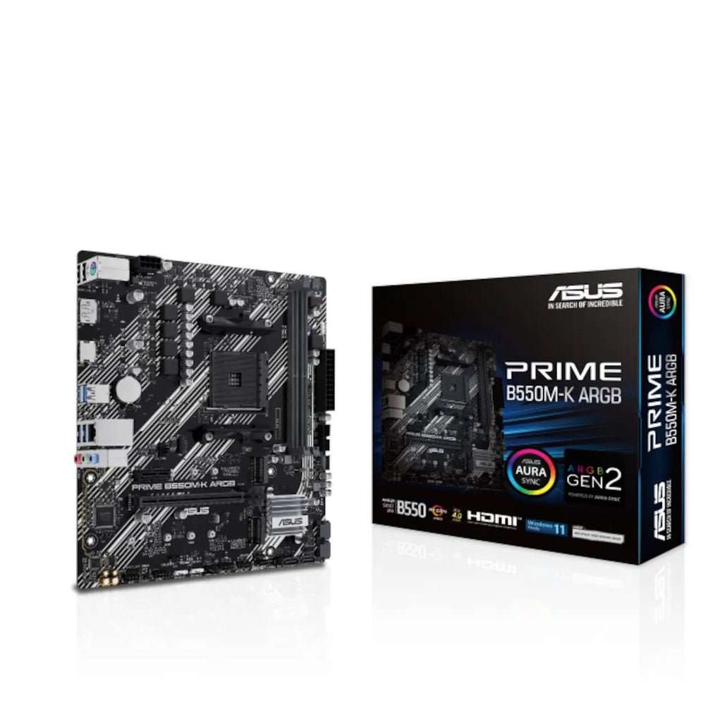 ASUS PRIME B550M-K ARGB Mainboard mATX Sockel AM4
