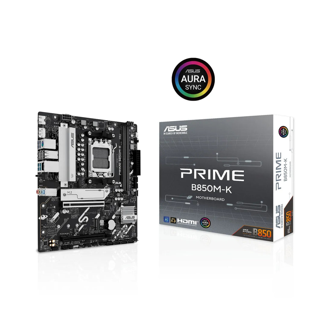 ASUS PRIME B850M-K mATX Mainboard Sockel AM5 DP/HDMI/USB-C