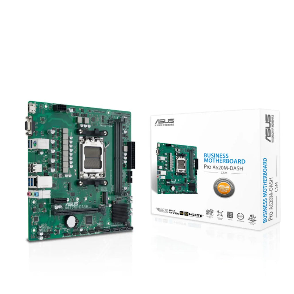 ASUS A620M-DASH-CSM mATX Mainboard Sockel AM5 HDMI/VGA