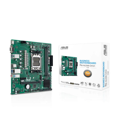 ASUS A620M-DASH-CSM mATX Mainboard Sockel AM5 HDMI/VGA