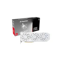 POWERCOLOR AMD Radeon RX 9060 XT Hellhound Spectral White OC 16GB GDDR6 Grafikkarte HDMI/3xDP