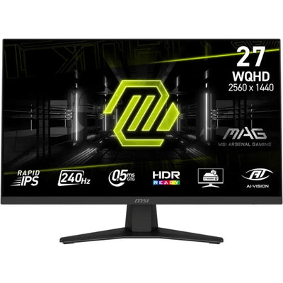 MSI MAG 274QFDE X24 27 Zoll QHD Rapid IPS Gaming Monitor 240 Hz 16:9 DP/HDMI