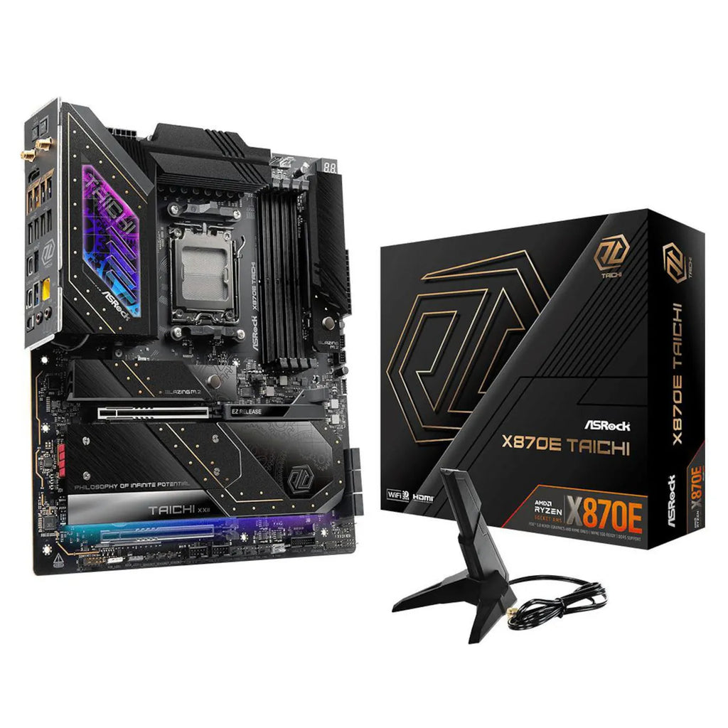 ASRock X870E Taichi E-ATX Mainboard Sockel AM5/USB4/HDMI