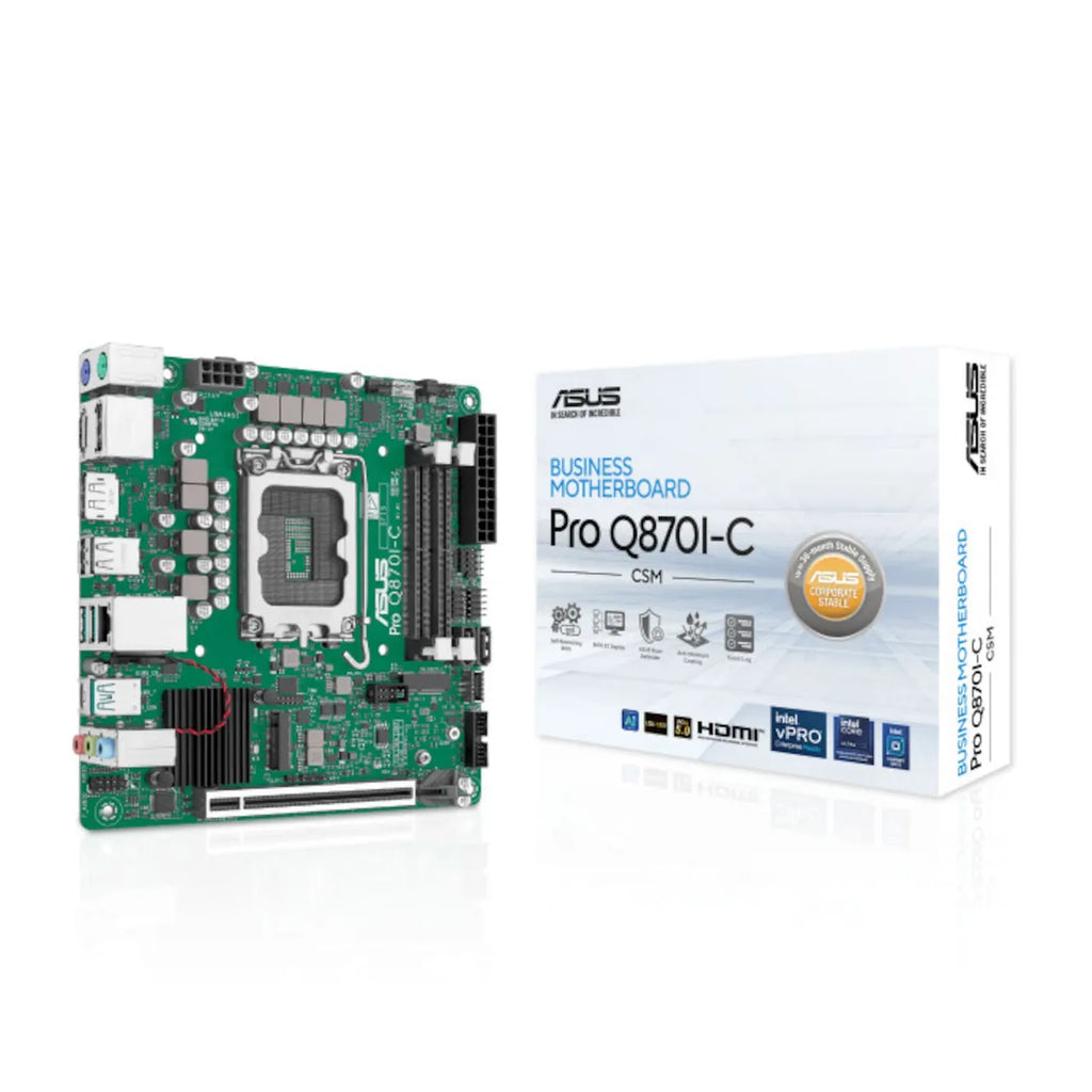ASUS PRO Q870I-C-CSM mITX Mainboard Sockel 1851 HDMI/DP