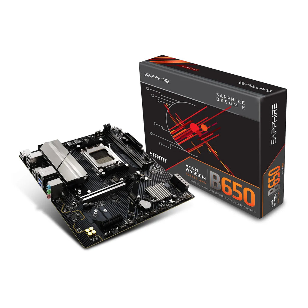 SAPPHIRE B650M-E mATX Mainboard DP/HDMI/M.2