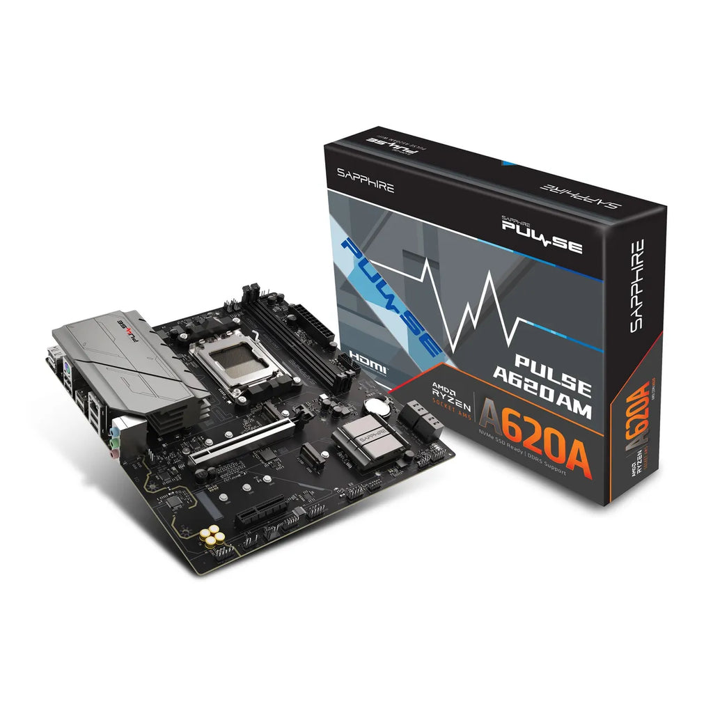 SAPPHIRE PULSE A620AM mATX Mainboard DP/HDMI/M.2