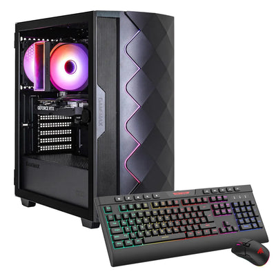 Hyrican Gamemax Diamond BK 7795 Gaming PC R5-5500 16GB/1TB SSD RTX 5050 Win11