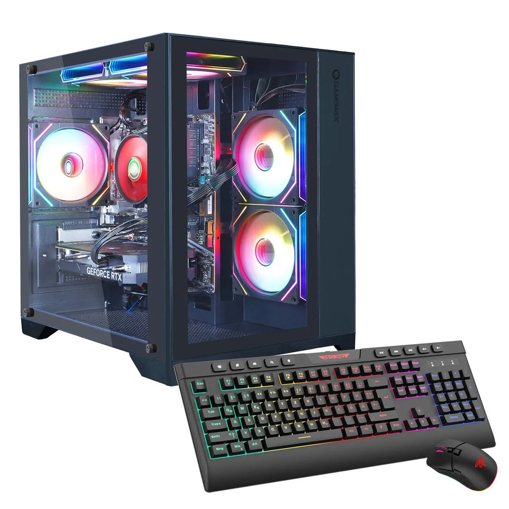 Hyrican GAMEMAX Infinity Mini BK 7796 Gaming PC Ryzen 7 5700X 16GB/1TB SSD RTX 5060Ti Win11