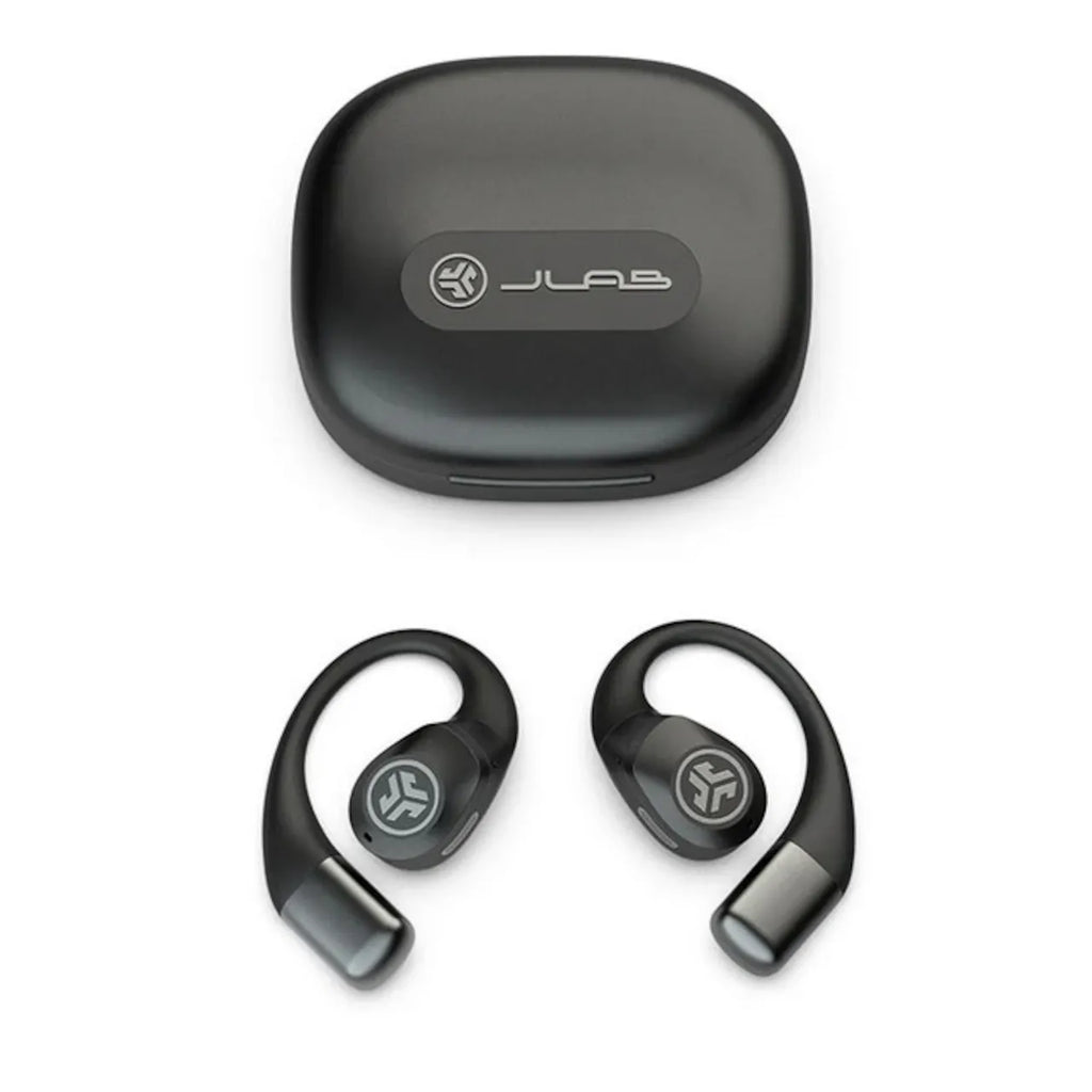 JLab Epic Open Sport Air Conduction Wireless Earbuds Schwarz
