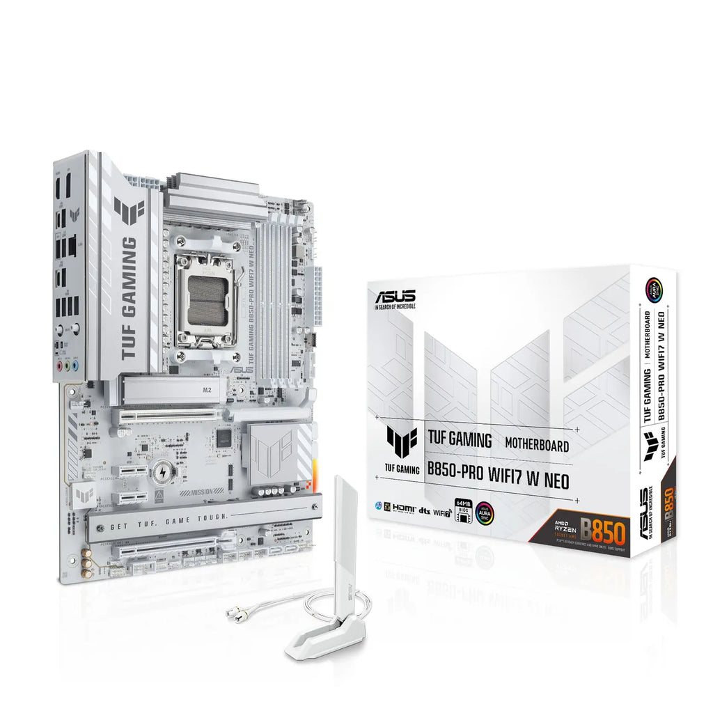 ASUS TUF GAMING B850-PRO WIFI7 W NEO ATX Mainboard AM5 HDMI
