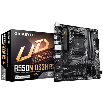 GIGABYTE B550M DS3H R2 mATX Mainboard Sockel AM4 HDMI/DP