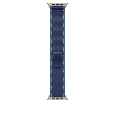 Apple 49 mm Trail Loop Blue/ Bright Blue - M/L - Titan Natur