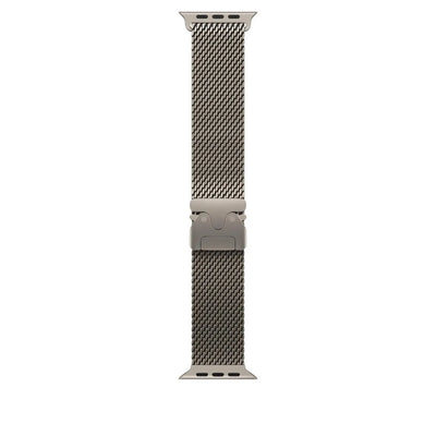 Apple 49mm Milanaise Armband Titan Natur - Small