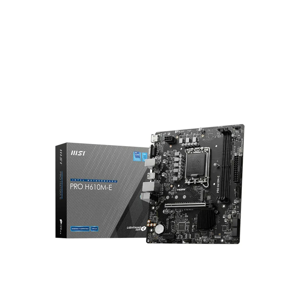 MSI Pro H610M-E Mainboard mATX 1700 M.2/HDMI/VGA