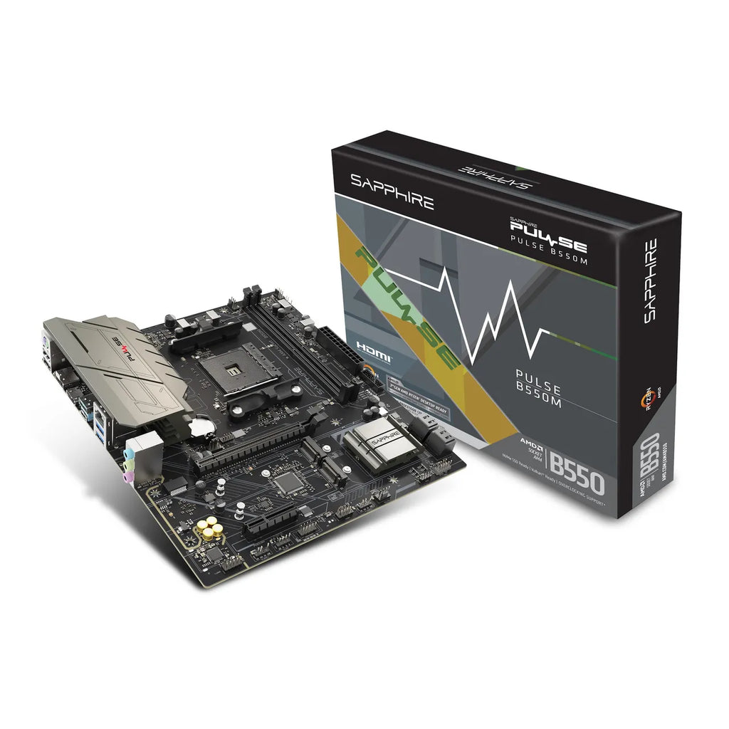 SAPPHIRE PULSE B550M mATX Mainboard DP/HDMI/M.2