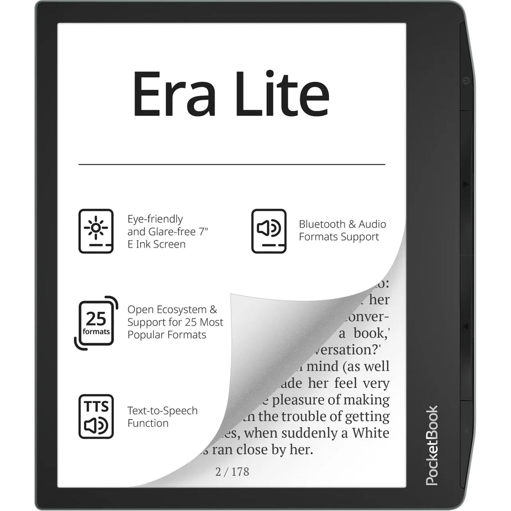 PocketBook Era Lite Stone Green eReader mit 300 DPI 16GB