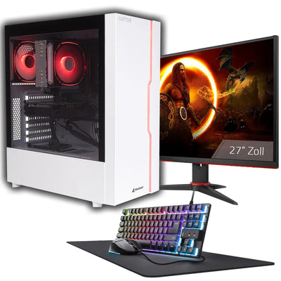 Captiva PC Advanced Gaming R93-550 TFT Ryzen 7 5700X 32GB/1TB SSD RTX 5060 Win11 inkl. AOC TFT 27