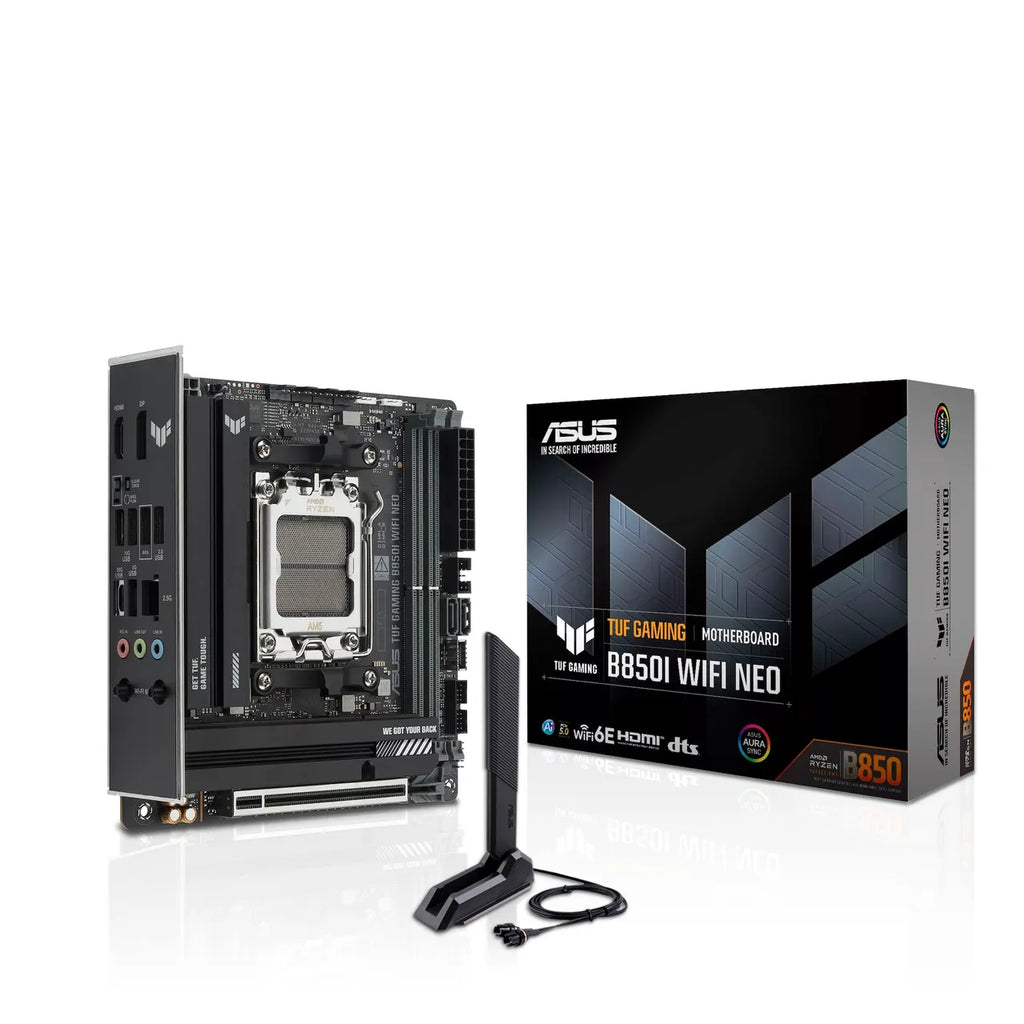 ASUS TUF GAMING B850I WiFi NEO ITX Mainboard AM5 HDMI/DP